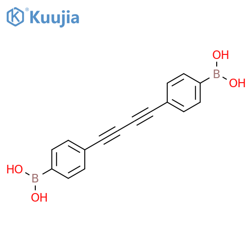 Boronic acid, B,B'-(1,3-butadiyne-1,4-diyldi-4,1-phenylene)bis- structure