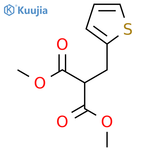 DIMETHYL 2-(THIOPHEN-2-YLMETHYL)MALONATE structure