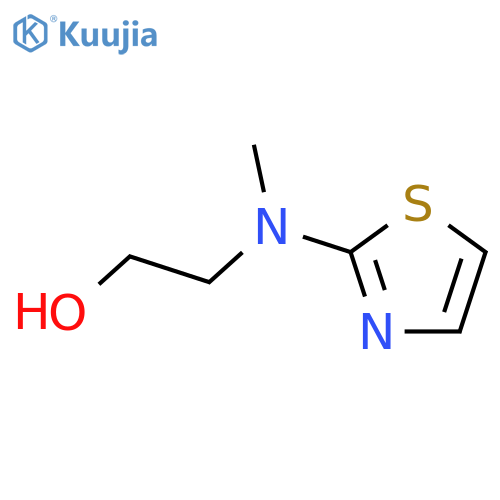 Ethanol,2-(methyl-2-thiazolylamino)- structure