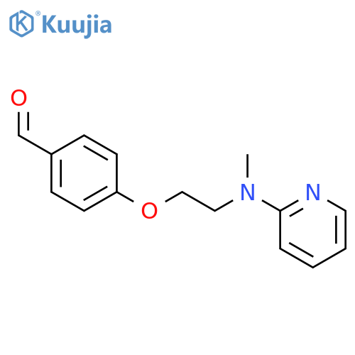 4-2-(Methyl-2-pyridinylamino)ethoxybenzaldehyde structure