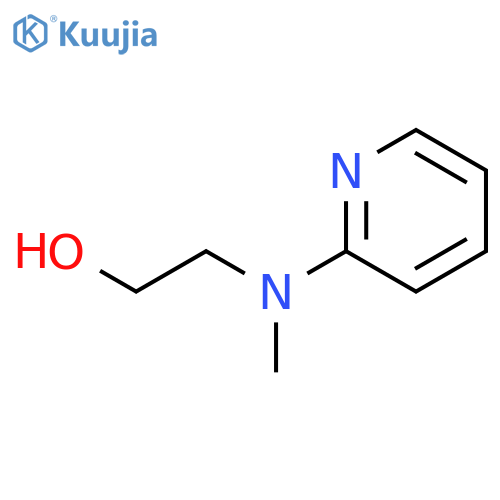 2-Methyl-2-pyridylaminoethanol structure