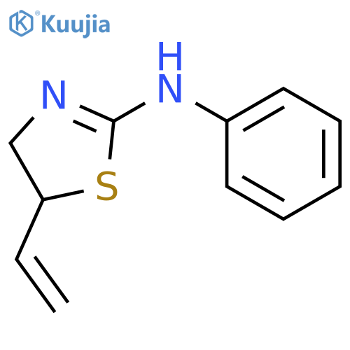 2-Thiazolamine,5-ethenyl-4,5-dihydro-N-phenyl- structure
