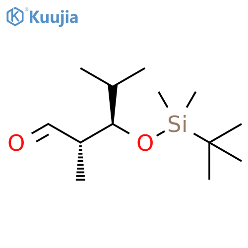 Pentanal, 3-[[(1,1-dimethylethyl)dimethylsilyl]oxy]-2,4-dimethyl-, (2S,3R)- structure