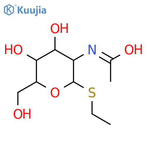 Ethyl 2-Acetamido-2-deoxy-b-D-thioglucopyranoside structure