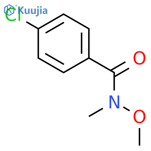 4-Chloro-N-methoxy-N-methylbenzamide structure