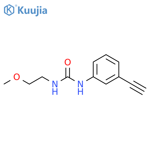 1-(3-Ethynylphenyl)-3-(2-methoxyethyl)urea structure