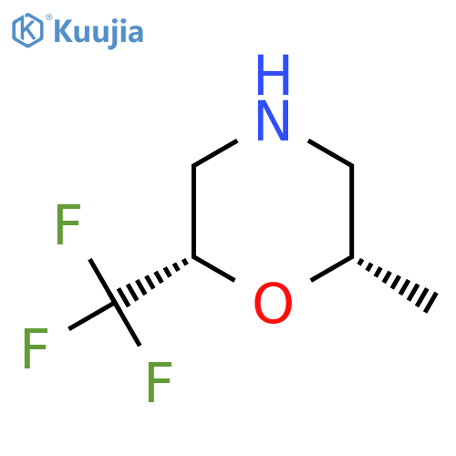 (2S,6S)-2-methyl-6-(trifluoromethyl)morpholine structure