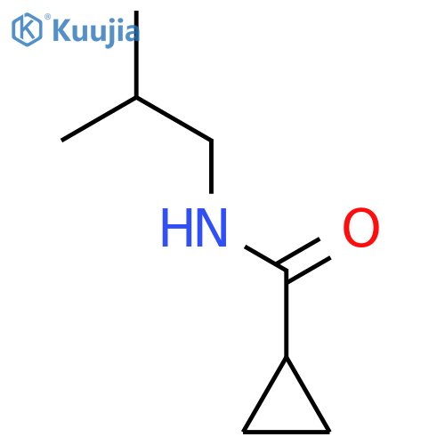 Cyclopropanecarboxamide,N-(2-methylpropyl)- structure