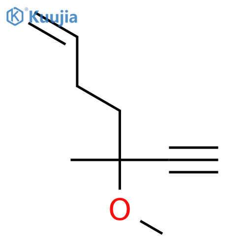 1-Hepten-6-yne, 5-methoxy-5-methyl- structure