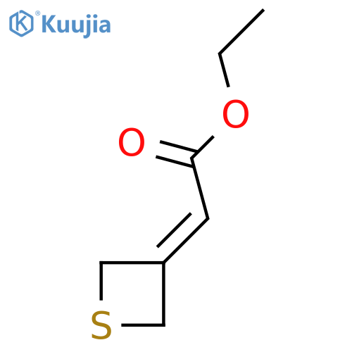 Ethyl 2-(thietan-3-ylidene)acetate structure
