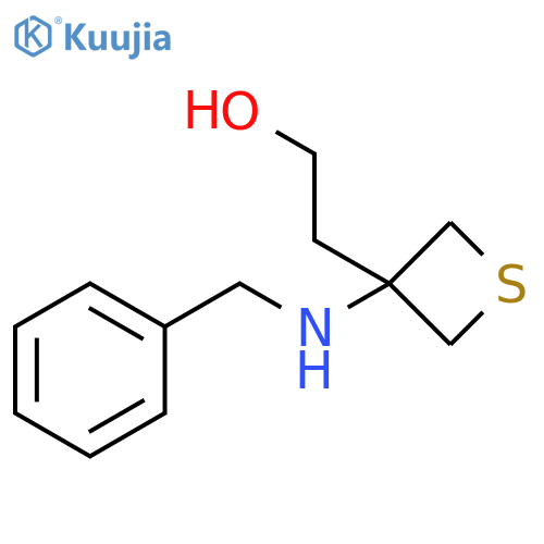 2-(3-(Benzylamino)thietan-3-yl)ethanol structure