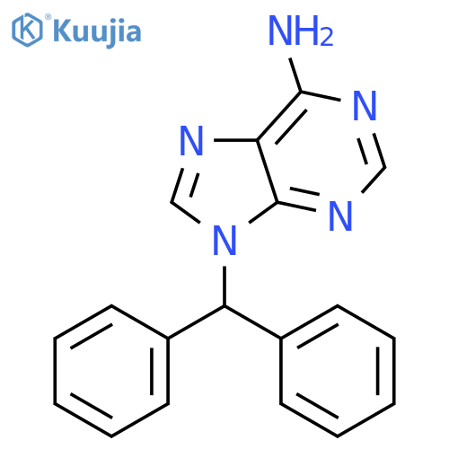 9H-Purin-6-amine,9-(diphenylmethyl)- structure
