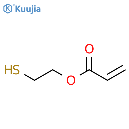 2-Propenoic acid, 2-mercaptoethyl ester structure