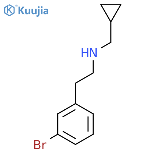 2-(3-Bromophenyl)-ethylcyclopropylmethyl-amine structure