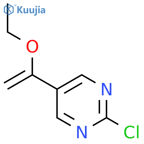 2-chloro-5-(1-ethoxyethenyl)pyrimidine structure