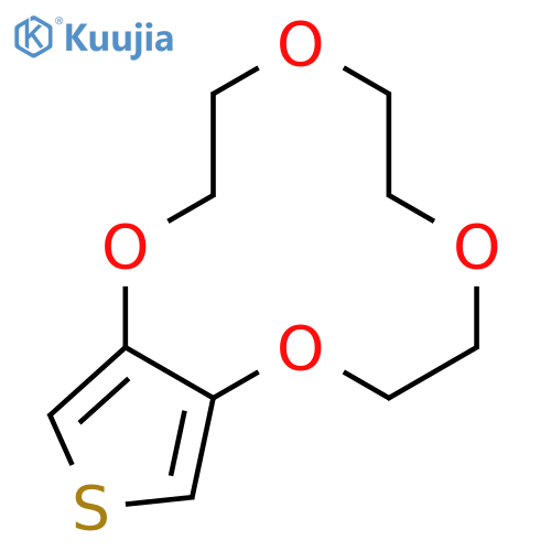 Thieno[3,4-b]-1,4,7,10-tetraoxacyclododecin, 2,3,5,6,8,9-hexahydro- structure