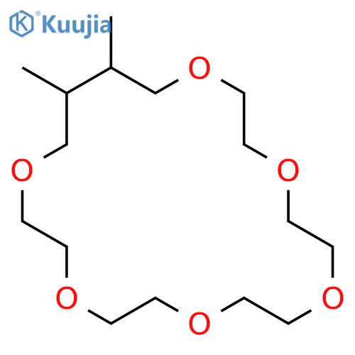 1,4,7,10,13,16-HEXAOXACYCLOEICOSANE, 18,19-DIMETHYL- structure