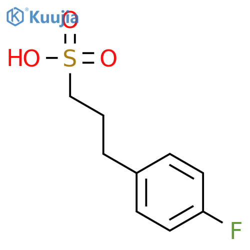 3-(4-Fluorophenyl)propanesulfonic acid structure