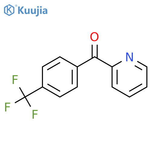 pyridin-2-yl-[4-(trifluoromethyl)phenyl]methanone structure