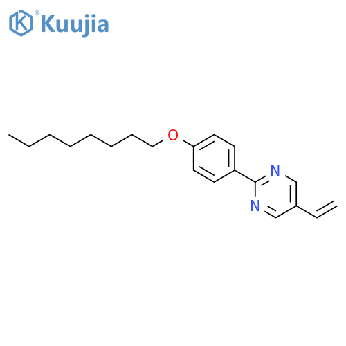 PYRIMIDINE, 5-ETHENYL-2-[4-(OCTYLOXY)PHENYL]- structure