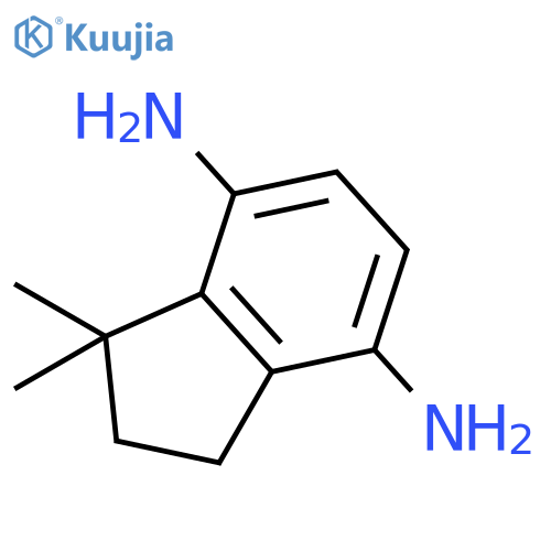1H-Indene-4,7-diamine, 2,3-dihydro-1,1-dimethyl- structure