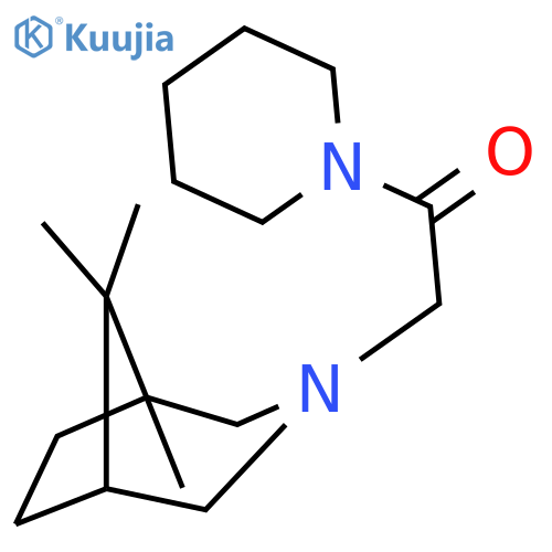 Ethanone,1-(1-piperidinyl)-2-(1,8,8-trimethyl-3-azabicyclo[3.2.1]oct-3-yl)- structure