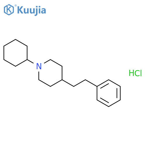 1-Cyclohexyl-4-phenethylpiperidine hydrochloride structure