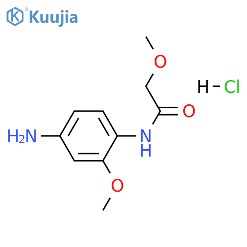 N-(4-amino-2-methoxyphenyl)-2-methoxyacetamide hydrochloride structure