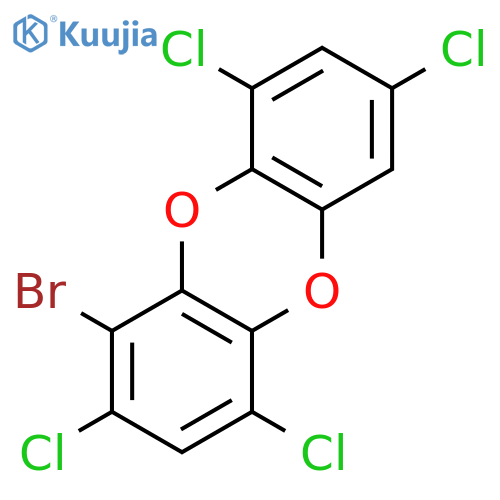 Dibenzo[b,e][1,4]dioxin,1-bromo-2,4,7,9-tetrachloro- structure