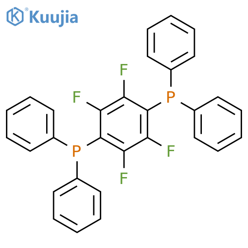Phosphine, (2,3,5,6-tetrafluoro-1,4-phenylene)bis[diphenyl- structure