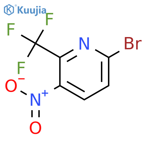 6-Bromo-3-nitro-2-(trifluoromethyl)pyridine structure