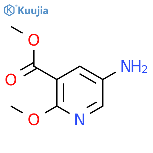 5-Amino-2-methoxy-nicotinic Acid Methyl Ester structure