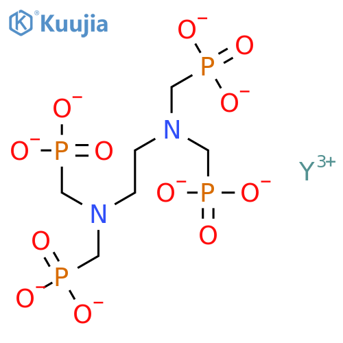 Yttrate(5-)-90Y,[[[1,2-ethanediylbis[nitrilobis(methylene)]]tetrakis[phosphonato]](8-)-N,N',OP,OP',OP'',OP''']-,(OC-6-21)- (9CI) structure