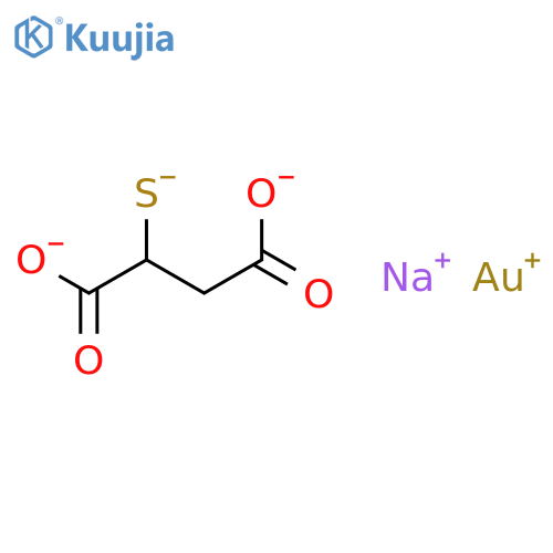 Aurothiomalate sodium structure