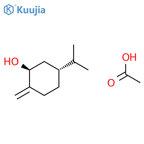 Cyclohexanol, 2-methylene-5-(1-methylethyl)-, acetate, (1S-trans)- structure