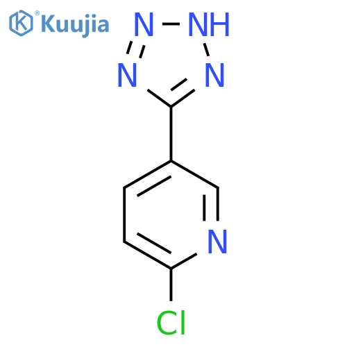 2-Chloro-5-(2H-tetrazol-5-YL)pyridine structure