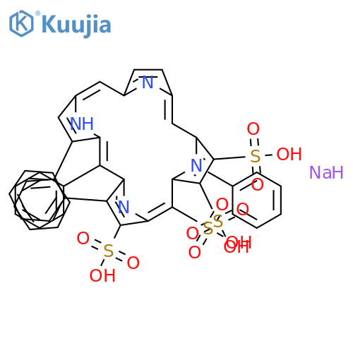 4,4,4,4(porphine-tetrayl)tetrakis(benz-enesulf.A.)tetraso.S structure