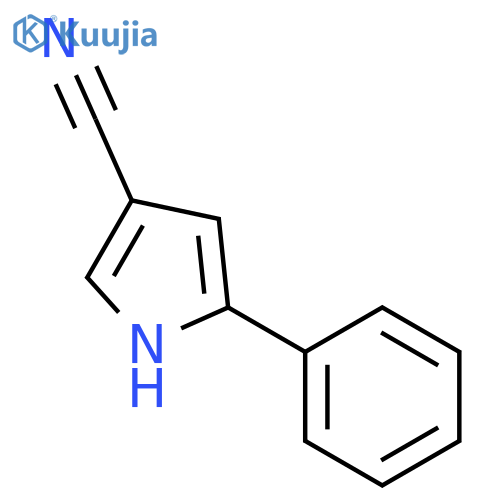 5-Phenyl-1H-pyrrole-3-carbonitrile structure