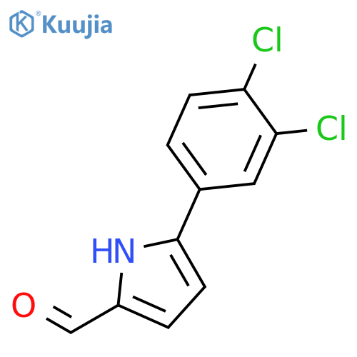 1H-Pyrrole-2-carboxaldehyde, 5-(3,4-dichlorophenyl)- structure