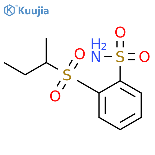 Benzenesulfonamide, 2-[(1-methylpropyl)sulfonyl]- structure