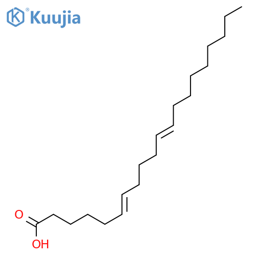 6,11-Eicosadienoicacid, (6Z,11Z)- structure