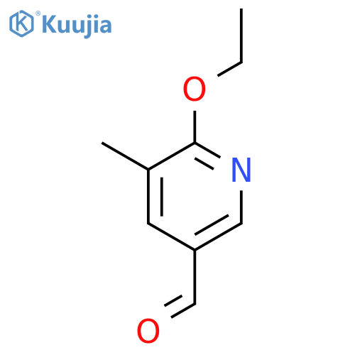 6-Ethoxy-5-methylnicotinaldehyde structure