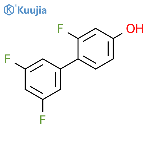 4-(3,5-difluorophenyl)-3-fluorophenol structure