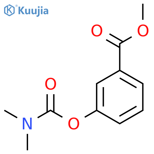 Benzoic acid, 3-[[(dimethylamino)carbonyl]oxy]-, methyl ester structure