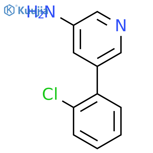 5-(2-Chlorophenyl)pyridin-3-amine structure