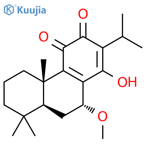 1,4-Phenanthrenedione,4b,5,6,7,8,8a,9,10-octahydro-3-hydroxy-10-methoxy-4b,8,8-trimethyl-2-(1-methylethyl)-,(4bS,8aS,10R)- structure