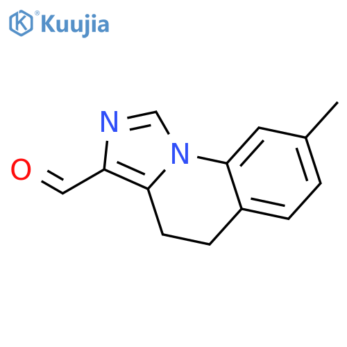 4,5-dihydro-8-methyl-Imidazo[1,5-a]quinoline-3-carboxaldehyde structure