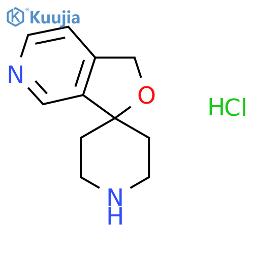 1H-Spiro[furo[3,4-c]pyridine-3,4'-piperidine] hydrochloride structure