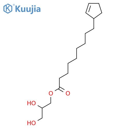 2,3-dihydroxypropyl 9-[(1R)-cyclopent-2-en-1-yl]nonanoate structure