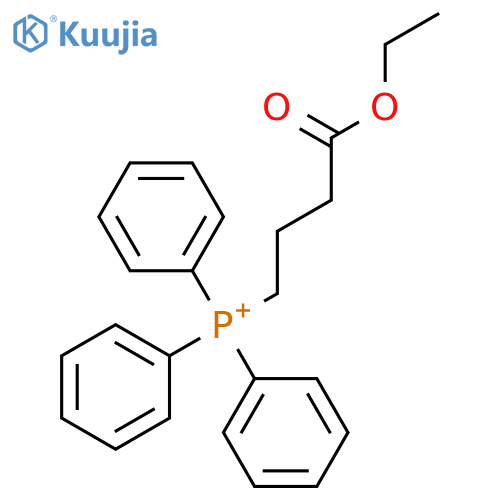 Phosphonium, (4-ethoxy-4-oxobutyl)triphenyl- structure